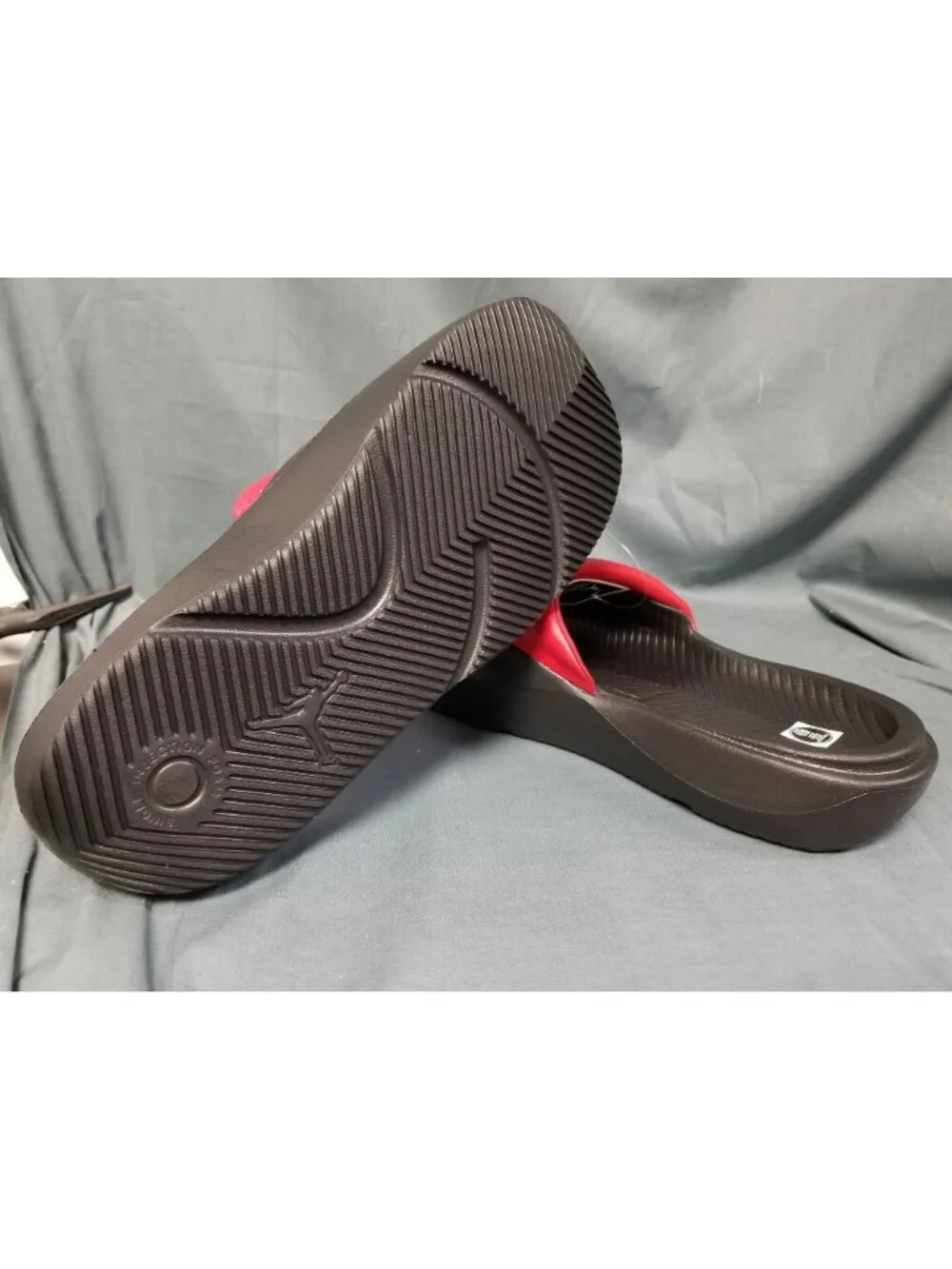 Jordan Franchise Slides Black Red White HF3263 600 Mens Size 11 NEW w/TAGS!
